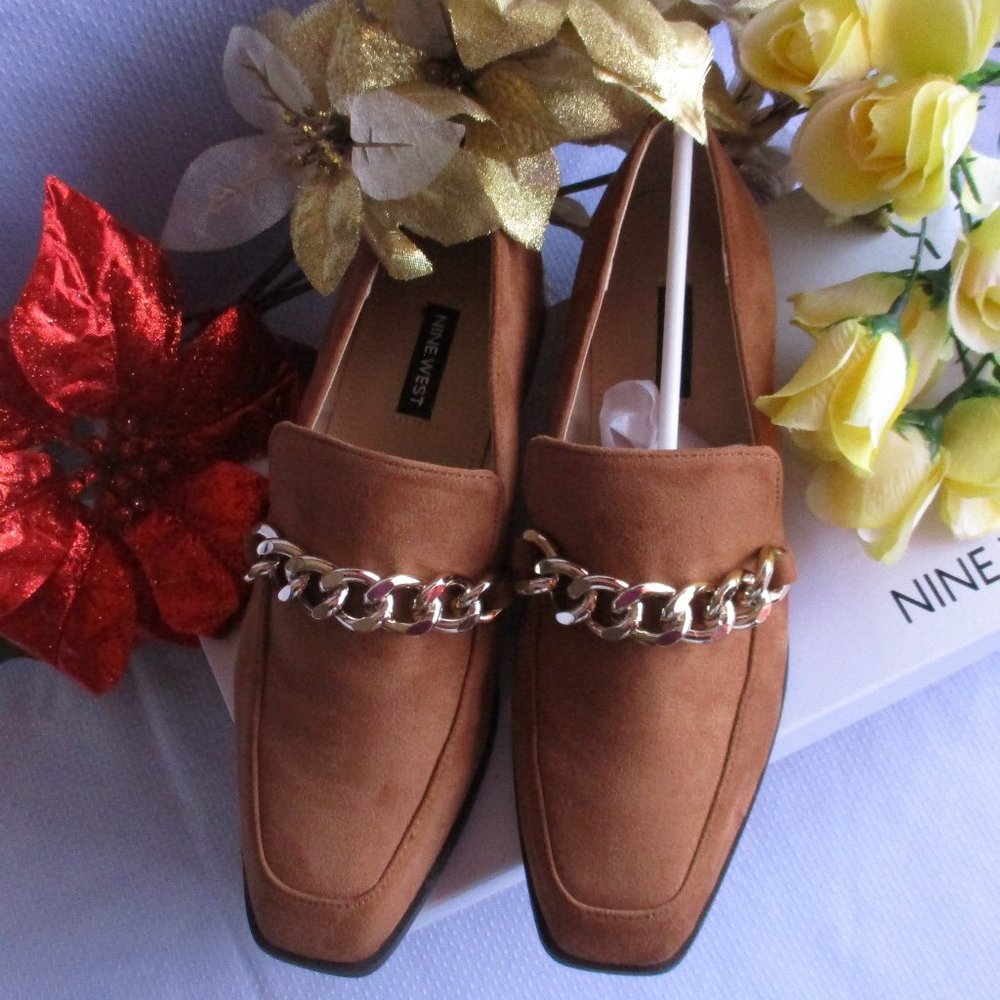 🧡 NINE WEST ORIAH2 EMBELLISHED DRESS LOAFER SIZE 7 🧡